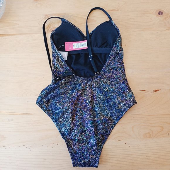 🎀 3/$30 NWT! One Piece bathing suit Multi Color Rainbow (3325) - Picture 3 of 9
